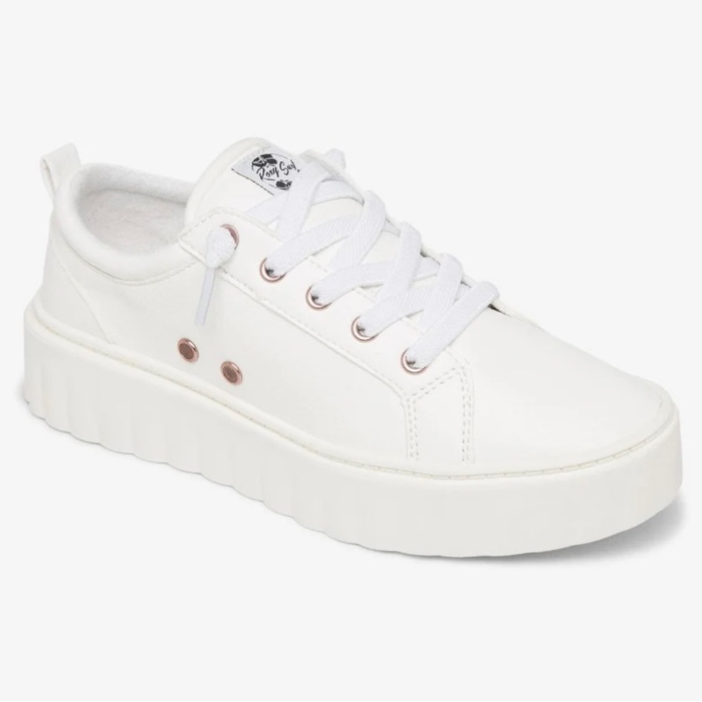 ROXY SHEILAHH SLIP-ON WHITE SHOES 6 GUC - Picture 8 of 8